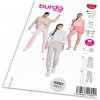 Strih Burda 5789 - Džersejové nohavice, teplákové nohavice, plyšové šortky Strih Burda 5789 - Džersejové nohavice, teplákové nohavice, plyšové šortky