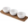 Villeroy & Boch set 3 misiek na dip/omáčku 0,60ml + podnos 365x100 mm Artesano Original