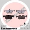 ZIMMERMANN Sada brzdových platničiek kotúčovej brzdy 25307.975.1 ZIMMERMANN Sada brzdových platničiek kotúčovej brzdy 25307.975.1