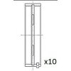 Miska ložiska kľukového hriadeľa FAI AutoParts BM1025-STD BM1025-STD Miska ložiska kľukového hriadeľa FAI AutoParts BM1025-STD BM1025-STD