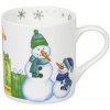 Porcelánový hrnček Watercoloured Snowman Porcelánový hrnček Watercoloured Snowman