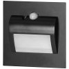Schodiskové LED svietidlo so senzorom DRACO 12V 1,5W, 30lm, 3000K, čierne (ORNO) Schodiskové LED svietidlo so senzorom DRACO 12V 1,5W, 30lm, 3000K, čierne (ORNO)