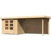 LANIT PLAST drevený domček KARIBU ASKOLA 3 + prístavok 280 cm vrátane zadnej steny (9173) natur LG3237 – cena za ks LANIT PLAST drevený domček KARIBU ASKOLA 3 + prístavok 280 cm vrátane zadnej steny (9173) natur LG3237 – cena za ks