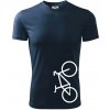Bicykel na výšku - Pánske tričko Fantasy športové - S ( Tmavomodrá (veľmi tmavá - skoro čierna) ) Bicykel na výšku - Pánske tričko Fantasy športové - S ( Tmavomodrá (veľmi tmavá - skoro čierna) )