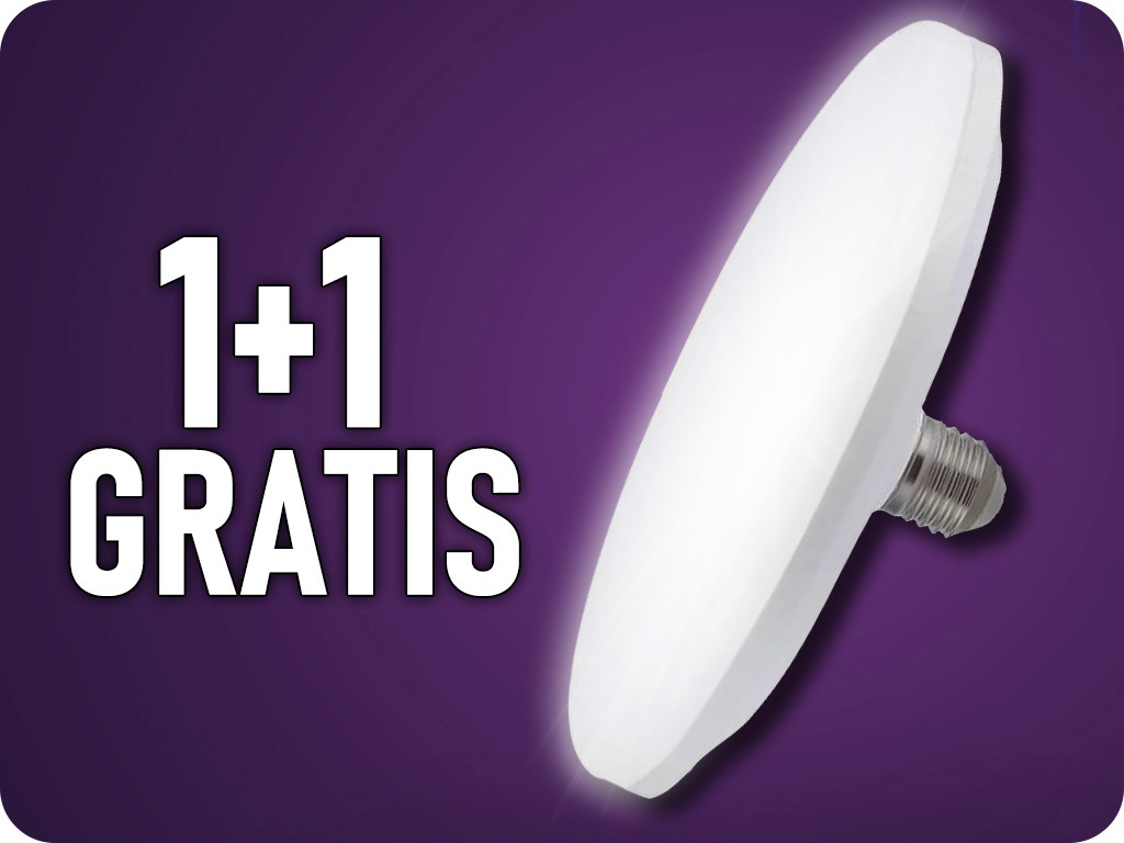 V-TAC E27 LED žiarovka UFO 16W, 1350lm, 3000K, 1+1 Teplá biela