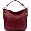 MiaMore DOLLARO bordová dámska kožená taška cez rameno, bočná taška, shopper 40 x 35 x 16 cm MiaMore DOLLARO bordová dámska kožená taška cez rameno, bočná taška, shopper 40 x 35 x 16 cm