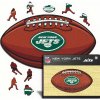 NEW YORK JETS Drevené puzzle New York Jets, lopta, 150 ks NEW YORK JETS Drevené puzzle New York Jets, lopta, 150 ks