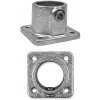 Pozinkovaná kotva do betónu, štvorcová, pre trubku 42,4mm Pozinkovaná kotva do betónu, štvorcová, pre trubku 42,4mm