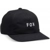FOX šiltovka W Wordmark Adjustable Hat 001 FOX šiltovka W Wordmark Adjustable Hat 001