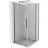 MEXEN/S - Velár sprchovací kút 110 x 110, transparent, ružové zlato 871-110-110-01-60 MEXEN/S - Velár sprchovací kút 110 x 110, transparent, ružové zlato 871-110-110-01-60