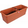 Plastkon Samozavlažovací truhlík GARDENIE SMART 80x23x20 cm hnedý Plastkon Samozavlažovací truhlík GARDENIE SMART 80x23x20 cm hnedý
