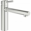 Grohe Concetto - Páková drezová batéria, supersteel - 31128DC1 Grohe Concetto - Páková drezová batéria, supersteel - 31128DC1