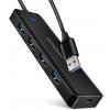 AXAGON HUE-C1A, 4x USB 5Gbps TRAVEL hub, napájací konektor USB-C, kábel USB-A 19 cm AXAGON HUE-C1A, 4x USB 5Gbps TRAVEL hub, napájací konektor USB-C, kábel USB-A 19 cm