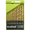 vrtáky do kovu, súprava 13ks, Ř2-8mm, po 0,5mm, HSS TiN, EXTOL CRAFT vrtáky do kovu, súprava 13ks, Ř2-8mm, po 0,5mm, HSS TiN, EXTOL CRAFT