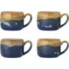 Hrnčeky Sheen 400 ml, žlto-modré, 4 ks Hrnčeky Sheen 400 ml, žlto-modré, 4 ks