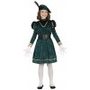 Guirca Detský dievčenský kostým - Zelené páža Veľkosť - deti: XL: 143-151 cm Guirca Detský dievčenský kostým - Zelené páža Veľkosť - deti: XL: 143-151 cm