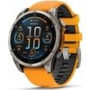 Garmin fenix® 8 – 47 mm, AMOLED, Sapphire, Titanium s Orange/Graphite silikonovým řemínkem, EU Garmin fenix® 8 – 47 mm, AMOLED, Sapphire, Titanium s Orange/Graphite silikonovým řemínkem, EU