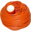 Solight PS08, predlžovací kábel 230V 1x zásuvka 30,0m oranžový PS08 Solight PS08, predlžovací kábel 230V 1x zásuvka 30,0m oranžový PS08