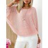 Fashionweek dámska blúzka s balónovým efektom 3/4 rukáv IT-Siena jasne ružová