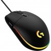 Logitech G203 Gen2/Herná/Optická/Pre pravákov/8 000 DPI/Drôtová USB/Čierna Logitech G203 Gen2/Herná/Optická/Pre pravákov/8 000 DPI/Drôtová USB/Čierna