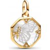 Pandora Pôvabný pozlátený prívesok Motýľ Shine 763366C01 Pandora Pôvabný pozlátený prívesok Motýľ Shine 763366C01