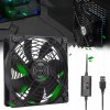 120mm Ventilátor 12V 5V s 3 Režimami USB COOLING SILENT FAN 120mm Ventilátor 12V 5V s 3 Režimami USB COOLING SILENT FAN