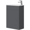 Lavedo Amadeo II Anthracite 50 kúpeľňová skrinka s umývadlom, AMADEO_T-50_ANTHRACITE Lavedo Amadeo II Anthracite 50 kúpeľňová skrinka s umývadlom, AMADEO_T-50_ANTHRACITE