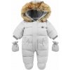 Tutumi Tutumi, detský zateplený overal 67-72cm 9-12, šedá, NAZ-12326 Tutumi Tutumi, detský zateplený overal 67-72cm 9-12, šedá, NAZ-12326