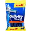 Pánske jednorazové holítka Gillette Blue2 Plus 10+4 ks Pánske jednorazové holítka Gillette Blue2 Plus 10+4 ks