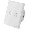 SONOFF vypínač biely dotykový s WiFi/RF dvojitý T2EU2C-TX SONOFF vypínač biely dotykový s WiFi/RF dvojitý T2EU2C-TX