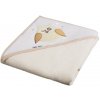 Akuku Detská osuška 100x100 béžová so sovou Akuku Detská osuška 100x100 béžová so sovou