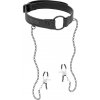 Fetish Submissive Ring Gag With Nipple Clamps - Obojok So Svorkami Fetish Submissive Ring Gag With Nipple Clamps - Obojok So Svorkami