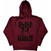 Black Sabbath Band and Logo Maroon Red M Mikina Black Sabbath Band and Logo Maroon Red M Mikina