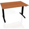 Hobis Pracovný stôl Motion, ZO, 2S, 180x70,5-120,5x80 cm, čerešňa/čierna Hobis Pracovný stôl Motion, ZO, 2S, 180x70,5-120,5x80 cm, čerešňa/čierna