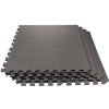 Merco fitness podložka 60x60x1cm čierna 4 ks