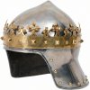 Windlass Steelcrafts Královská přilba Richard s mosaznou korunou Windlass Steelcrafts Královská přilba Richard s mosaznou korunou