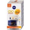 Nivea Q10 Energy Energizujúci denný a nočný krém proti vráskam 2 x 50 ml darčeková sada Nivea Q10 Energy Energizujúci denný a nočný krém proti vráskam 2 x 50 ml darčeková sada