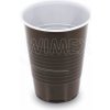 Wimex Kávový pohár (PP) hnedo/biely O70mm 180ml (100 ks)