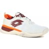Pánska tenisová obuv Lotto Raptor Hyperpulse 100 IV Speed Antique White/Madder Brown EUR 42 Pánska tenisová obuv Lotto Raptor Hyperpulse 100 IV Speed Antique White/Madder Brown EUR 42