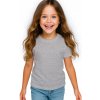 DETSKÉ TRIČKO T-SHIRT PRE CHLAPCA DIEVČA SIVÝ MELANŽ 104 DETSKÉ TRIČKO T-SHIRT PRE CHLAPCA DIEVČA SIVÝ MELANŽ 104