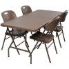 TENTino Záhradný set RATTAN - STÔL 180x76 POL + 4x STOLIČKA TENTino Záhradný set RATTAN - STÔL 180x76 POL + 4x STOLIČKA
