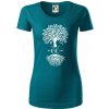 Narodeninový strom 60 - Dámske tričko z organickej bavlny Origin (GOTS) - XS ( Petrolejová ) Narodeninový strom 60 - Dámske tričko z organickej bavlny Origin (GOTS) - XS ( Petrolejová )