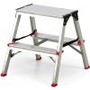 Hliníkové obojstranné schodíky VENBOS, 2x2 stupne, 430 mm Hliníkové obojstranné schodíky VENBOS, 2x2 stupne, 430 mm
