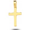 Lillian Vassago Jednoduchý zlatý prívesok krížik LLV95-GP013 Lillian Vassago Jednoduchý zlatý prívesok krížik LLV95-GP013