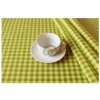 Obrus teflónový kocka zelená kruh 150cm Obrus teflónový kocka zelená kruh 150cm