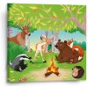 Sablio Obraz Lesné zvieratká 2 - 50x50 cm Sablio Obraz Lesné zvieratká 2 - 50x50 cm