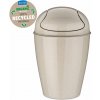 Odpadkový kôš s výkyvným vekom DEL S 5 l, púštny piesok, Koziol Odpadkový kôš s výkyvným vekom DEL S 5 l, púštny piesok, Koziol