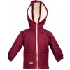 Detská zimná softshellová bunda s baránkom Monkey Mum® - Vínová čiapočka 68 Detská zimná softshellová bunda s baránkom Monkey Mum® - Vínová čiapočka 68