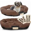 Pelech pre psa mačku Lôžko vodotesný, hnedý + meno 75x50 cm Pelech pre psa mačku Lôžko vodotesný, hnedý + meno 75x50 cm