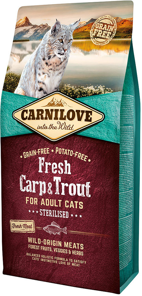 Carnilove Fresh Sterilised Cat Karpfen & Forelle 2 x 6 kg